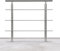 Lospitch Main courante en acier inoxydable pour balcon escalier parapet avec/sans entretoises transversales (150cm, 3 barres transversales)