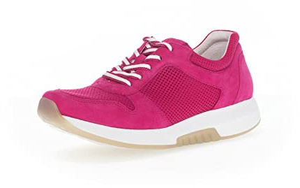 Gabor Damen Low-Top Sneaker, Frauen Halbschuhe,Wechselfußbett,Low-top,Women's,Woman,Lady,Ladies,Halbschuhe,straßenschuhe,Fuxia,38 EU / 5 UK