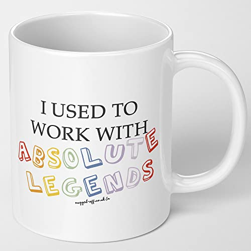 Leaving Gift Idea | Leaving Mug | I Used to Work with Absolute Legends Mug Funny Retirement New Job for Work Boss Job Colleague