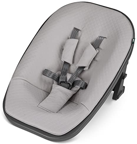 Hochstuhl YIPPY Neugeborenenaufsatz von Moji - höhenverstellbarer Aufsatz für den Holz Hochstuhl - ab Geburt mit Liegeposition - mitwachsendes Gurtsystem - schnelle Montage ohne Werkzeug (birch)