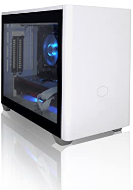 AVGPC Mini Gaming PC AMD 4,6 GHz Max Boost AMD Ryzen 7 5700G 8-Core CPU con grafica Radeon Raffredda con Gaming Cooler 16GB DDR4 3200, White1TB m.2 NVMe SSD, WiFi e Win 10 (NR200W_57G)
