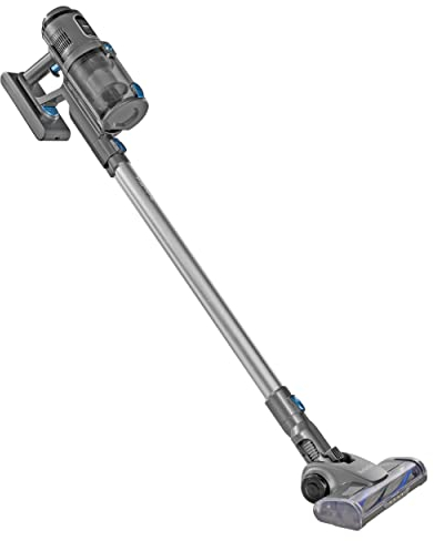 TechniSat VIOLA VC6 – kabelloser Staubsauger (Akku, bis zu 60 min, Saugleistung 25000Pa, Bürstenloser Motor, HEPA 13 Filter, für Auto, Sofa, Fliesen, Echtholz, Vinyl, Teppich, Beutellos, 2,2 Kg)