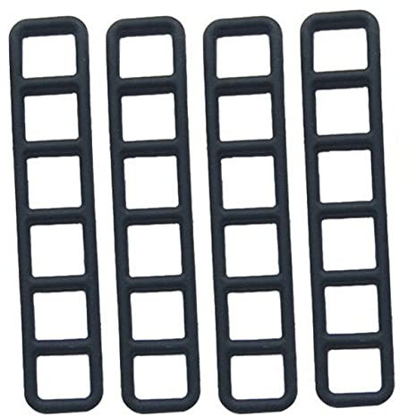 Vepoty Autospiegel -Halterung 4pcs Rückspiegel Montagegurt Dash Cam Touchscreen Gummi -Gurt Für Spiegel -armaturenbrett Cam