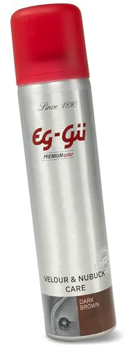eg-gü - Pflegendes Imprägnierspray Wildleder Dunkelbraun - Nubukleder Pflege & Rauleder Schutz - Imprägnierung für Veloursleder, Rauleder, Nubukleder - Imprägnierspray Schuhe Wildleder 250ml