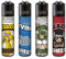 Clipper Feuerzeuge Animal Life 4 (4er Set)