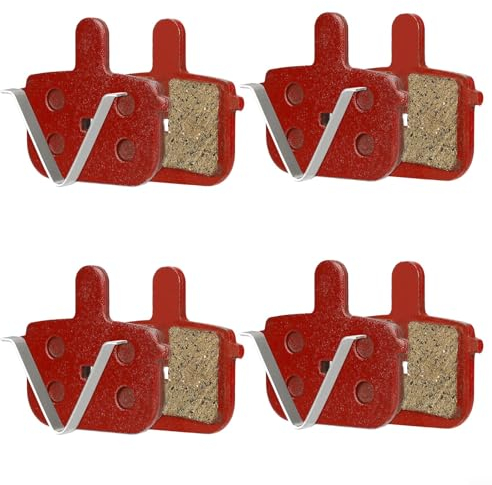 BlissfulAbode Semi Metal Disc Brake Pads for Kugoo G-booster Electric Scooter - High Temperature Resistance, Strong Braking Force, Compatible with for Forever Brake Calipers(4 Pair)