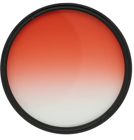 Pro Glass 72 mm HD MC Verlaufsfilter für Fujifilm XF 16–80 mm f/4 R OIS WR Objektiv (16635613) – 72 mm Rotfilter, 72 mm Rotfilter
