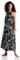STREET ONE Damen A144062 Maxikleid Mit Print, Schwarz, 42 EU