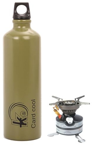 Teksome Leere Brennstoffflaschen für Campingkocher,Flasche für