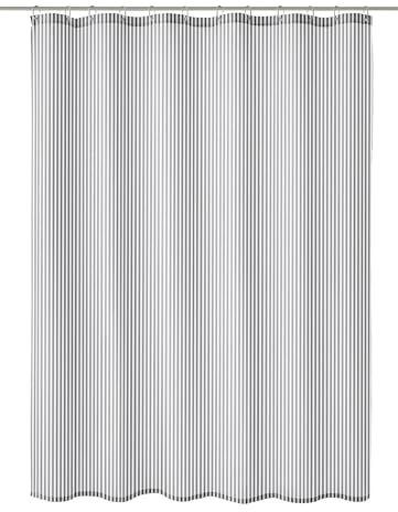 Kleine Wolke Duschvorhang Textil Sanna Grau 180 x 200 cm