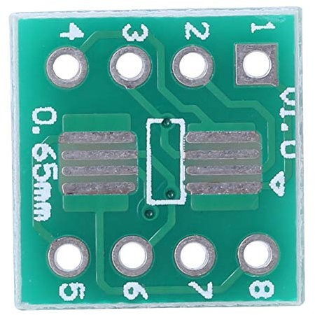 Leichtes SOP8 SSOP8 zu DIP8 TSSOP8 DIP SMD zu Inline Adapter Board Konvertermodul, Aluminium + Kunststoff, Einfache Installation, Kompatibel mit Mehreren Modellen, für