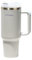 Natulim Vaso Térmico 1 L - Termo de Acero Inoxidable para Café, Té y Bebidas Frías - Ideal para Oficina, Deporte y Viajes - Aislamiento Térmico, Zero Waste - Regalos Originales (Gris)