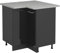 Vicco Meuble d'angle R-Line, Anthracite Haute Brillance, 75.6cm PT Marbre