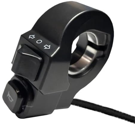 PPWIALL Motorrad blinkerschalter 22 Mm Motorrad-Lenkerschalter, Blinker, Hupe, 2-in-1-Schalter, EIN-/Aus-Lichter, Nachrüstung, Roller, E-Bike, Motorradteile, Ausrüstung Motorrad-Hupenschalter