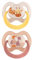 babynova Set de 2 Sucettes en Silicone avec Boîte de Stérilisation – Taille 2, 6-18 Mois – Sucette Orthodontique – Sans BPA – Fabriquée en Allemagne – Girafe & Perroquet