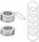 Qrity 50 Pièces Rondelles Plates M10 Penny Rondelles, Rondelle en 304 Acier Inoxydable, Rondelles de Réparation pour Vis et Écrous, 10x20x0,5mm
