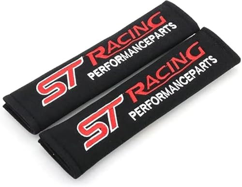 VIPOES 2 Stück Auto Gurtpolster für ST Racing, Weich Bequem Atmungsaktiv Sicherheitsgurt Schulterpolster Gurtschoner