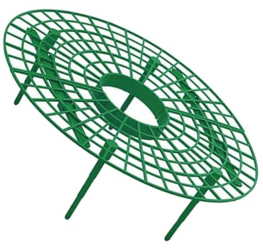 HEMOTON Soportes para Plantas Trepadoras y Fresas 2 Piezas Marco De Escalada Plástico Soporte Jardín para Cultivo Al Aire Libre y Balcones Resistente y Práctico