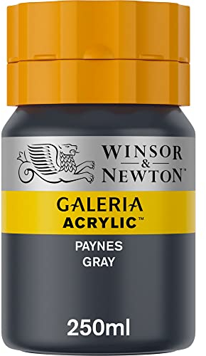 Winsor & Newton Galería - Pintura Acrílica , 250 ml, Gris (Payne's Gray)