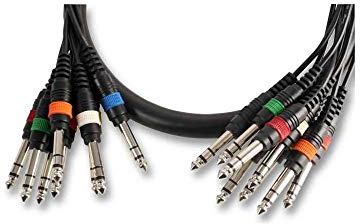 Pulse 8-Way Stereo Jack to Jack Loom - 2.5/5/10m lengths 5m