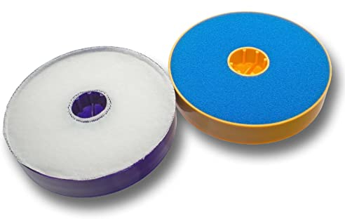 vhbw set di 2 filtri compatibile con Dyson DC05, DC08 aspirapolvere - filtro pre-motore, filtro HEPA post-motore