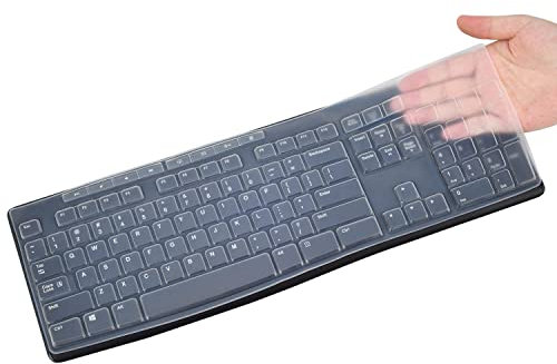 Anti polvere impermeabile in silicone della tastiera protezione della pelle per Logitech K200 MK200 K260 MK260 K270 MK270 tastiera Clear