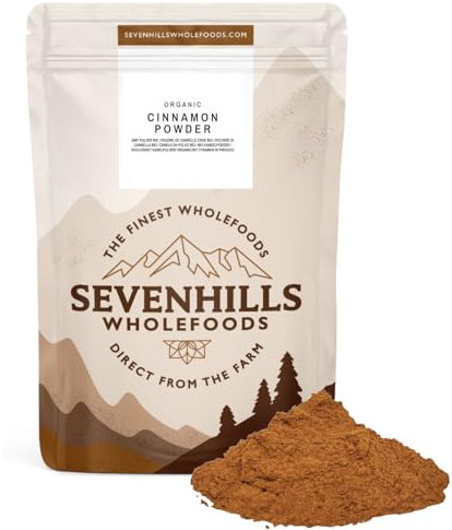 Sevenhills Wholefoods Cannella in polvere biologica 1 kg | Vero Ceylon | Qualità premium | Puro e naturale | Senza glutine
