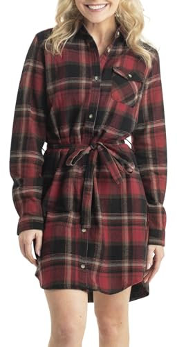 Legendary Whitetails Damen Open Spaces Kleider, Wald Plaid, X-Klein