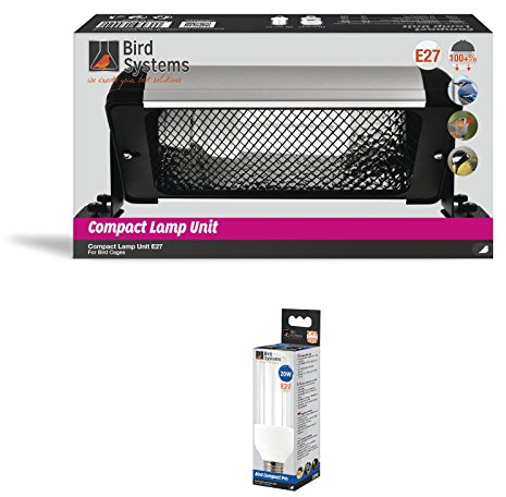 Bird Systems - Kompaktleuchte für Vögel 30cm + Bird Lamp - Vogellampe inklusive Leuchtmittel