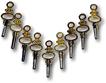 Uhren Pevak® Taschenuhrschlüssel 1,15mm Aufziehschlüssel für Taschenuhren Uhrenschlüssel Uhr Schlüssel 9