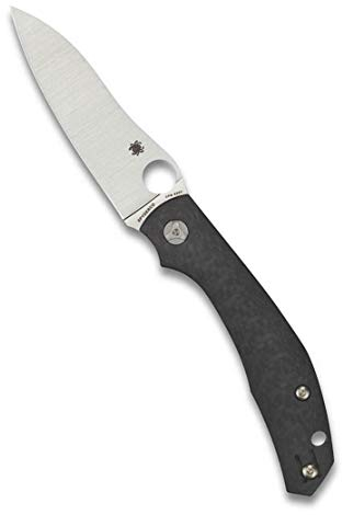 Spyderco C241CFP, Schwarz, Griff 12 cm