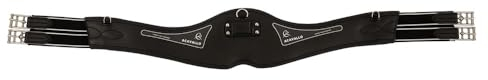 Acavallo Gurt Anatomic PVC + Gel, Farbe:schwarz, Länge:140