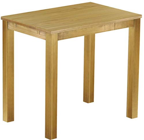 Hochtisch Rio Classico 120x80 cm Brasil Bartisch Holz Tisch Pinie Massivholz Stehtisch Bistrotisch Tresen Bar Thekentisch Echtholz Größe und Farbe wählbar Brasilmöbel