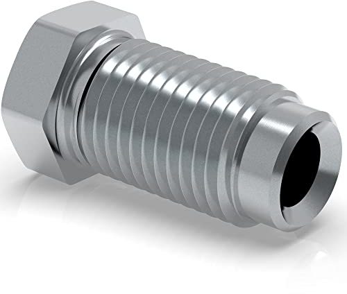 20x Verschraubung 3/8 x 24 für Bremsleitung 4,75 mm Bördel F Typ F Profi Verbinder DIN/ISO 1651 konform