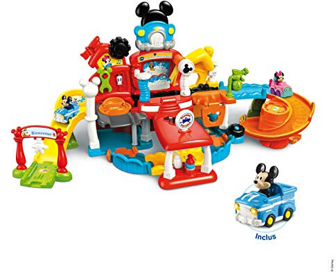 VTech- Mickey & Friends Topolino Garage, Multicolore, 91.5 x 45.3 x 41 cm, 80-534805
