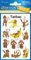 AVERY Zweckform 12 Tattoos Kinder Affen (Temporäre Tattoos, wasserfeste Kindertattoos, hautfreundliche Klebetattoos, Aufkleber für Jungen Mädchen Mitgebsel Kindergeburtstag Party) 56766, 120*76mm