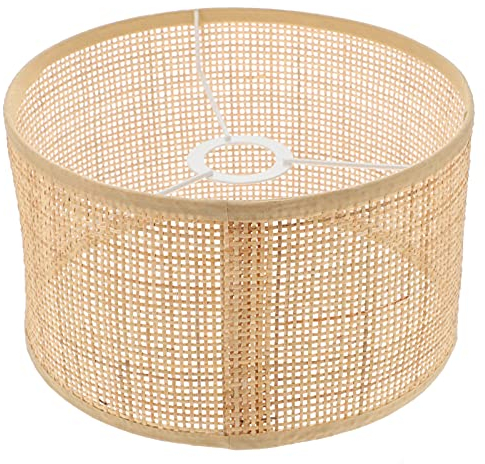 Beaupretty Wicker Lampe Schatten Rattan Kronleuchter Lampe Schatten Woven Decke Licht Abdeckungen Clip Auf Birne Lampenschirm für Tisch Wand Boden Decke Lampe