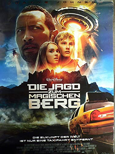 Die Jagd zum magischen Berg - Dwayne Johnson - Filmposter A1 84x60cm gerollt