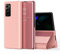 IMEIKONST Custodia Compatibile con Samsung Galaxy Z Fold 2, Specchio Design Caso Clear View Makeup Stand Protettiva Bumper Custodia per Samsung Galaxy Z Fold 2 Flip Mirror: Rose Gold QH