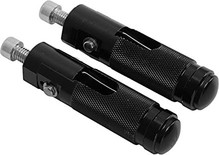Repose-pieds universels de rechange pour moto - Pliable - Noir