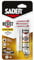 Sader Resist Plastique – Colle Bi-Composants Plastique – Colle de Réparation Plastique – Intérieur/Extérieur – Couleur : Translucide – 1 Seringue de 10 g (+ 3 embouts mélangeurs)