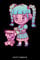 Anime Aesthetic Pastel Goth Girl Chainsaw Teddy Bear Gifts: Size 6x9 120 Blank Pages | Anime Themed Sketchbook for Drawing Sketching and Writing Notes