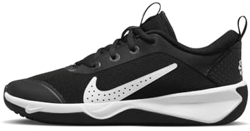 Nike Omni Multi Big Kids' Indoor Court Shoes, Black White, 38 EU