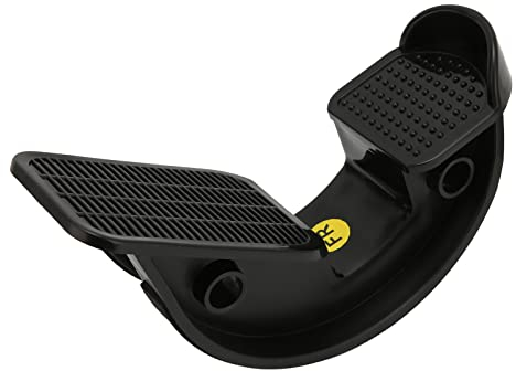 Hosi Fußwippe, Schwarz, Anti-Rutsch, Dehnung, Kräftigung, Schmerzen lindern, Tiefe Dehnung, Erhöhte Flexibilität, Erwachsener, BALANCE_BOARD, 26 x 13 cm, Kunststoff, Gummi