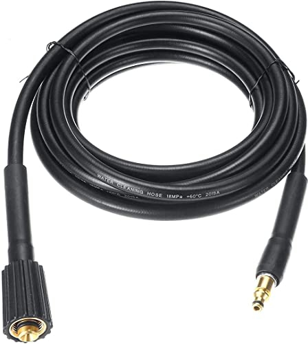 YUET 5M Pressure Washer Hose Replacement for Nilfisk, Compatible with C100, C100.5, C100.7, C105, C105.7, C110, C110.3, C110.3-5, C110.4, C110.7, C120, C120.3-6, C125, C125.3-8, C120.5, C130 (16)