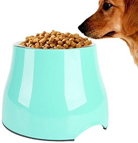 Cuencos elevados de acero inoxidable para gatos | Cuenco elevado de comida para gatos, plato de acero inoxidable para alimentos y agua, anti vómitos, elevado con soporte, ergonómico, elevado,