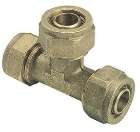 Raccord PER Té égal à compression (Ø12)