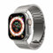 LULULOOK Titanium Strap for Apple Watch Ultra 2/Ultra 49mm, Ultralight Replacement Bands Titanium Grade 2 Sandblasted with DLC Scratch Resistant for iWatch Ultra Band, Width 24MM