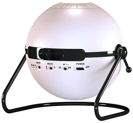 Monsterzeug LED Sternenhimmel Projektor, Galaxy Projector mit Timer, Planetarium Projektor weiß, Sternschnuppen Lichtprojektor, Sternenhimmel Lampe, Nachtlicht, Universum Projektor, Weltall, Galaxie