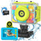 CHAKEYAKE Kinderkamera, 1080P HD Digitalkamera Kinder, Fotoapparat Wasserdicht Kamera Kinder für Outdoor,Action Kamera mit 2,0” Bildschirm,32GB SD-Karte,Kamera Spielzeug Geschenk für Kinder 3-12 Jahre
